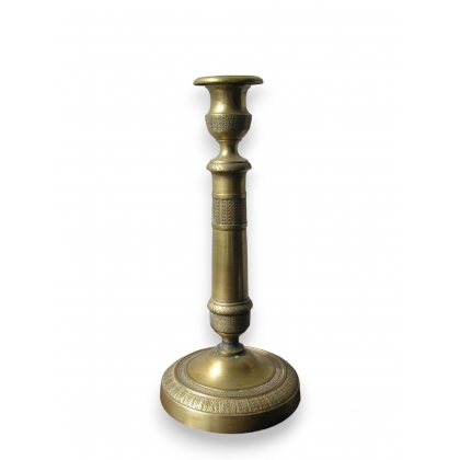 Pair of Empire-style brass candlesticks, from  Moinat SA  - Antiques and home décor