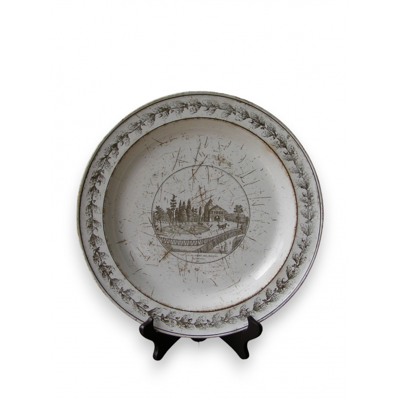 Creil-Montereau earthenware dish by Moinat SA – Antiques and home décor