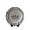 Plat en faïence de Creil-Montereau