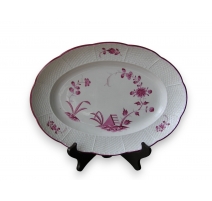 Plat ovale en porcelaine de Meissen