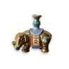 Gold-plated ‘Elephant’ porcelain candle holder from Moinat SA – Antiques and home décor