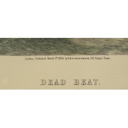 Reproduction de gravure "Dead Beat"