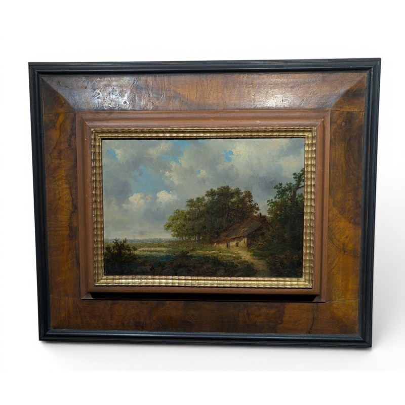 Tableau "Paysage avec ferme"