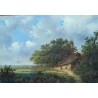Tableau "Paysage avec ferme"