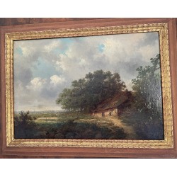 Tableau "Paysage avec ferme"