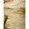 Tableau "Neige au pays de Caux" signé Nicole MARC