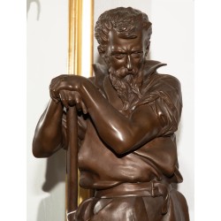 Bronze "Le travail" signé Carlo NICOLI