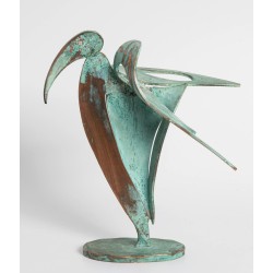 Sculpture Marabout signée R. JACOT-GUILLARMOD