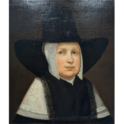 Tableau "Portrait" attribué à LEVECQ