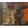 Tableau "Enfant dormant" signé J HUMBORG