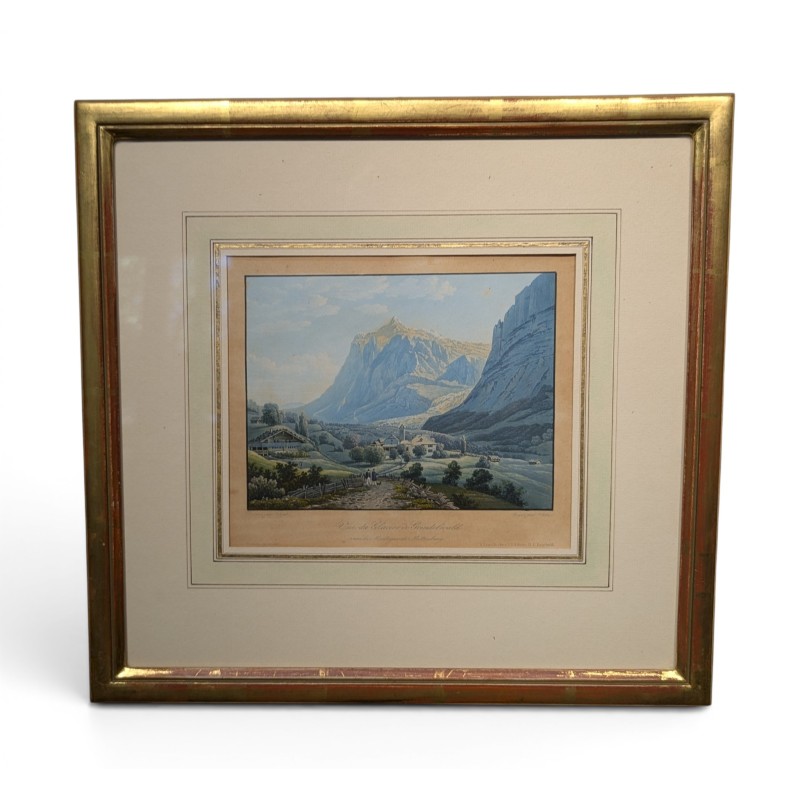 Gravure "Grindelwald" par WEZEL