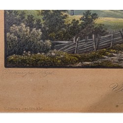 Gravure "Grindelwald" par WEZEL