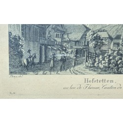 Gravure "Hofstetten" par BENZ