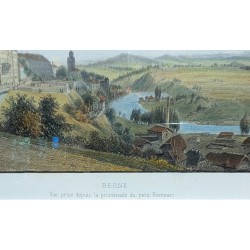Gravure "Berne" par JACOTTET