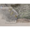 Gravure "Bouquetins d'Espagne" signée HAINARD