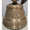 Cloche en bronze Lutte