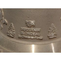 Cloche en bronze Lutte