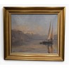 Tableau "Lac Léman" signé A. PONCI