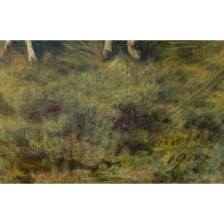 Tableau "Chèvres" signé