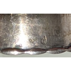 Lien de serviette en argent 925