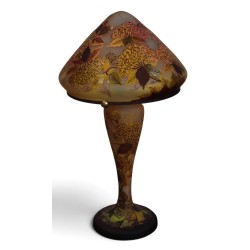 Lampe style GALLÉ "N° 10" en verre