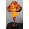 Lampe style GALLÉ "N° 10" en verre
