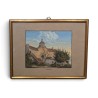 Gravure coloriée "Saint-Prex"