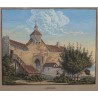 Gravure coloriée "Saint-Prex"