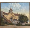 Gravure coloriée "Saint-Prex"
