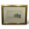 Gravure aquarellée "Chillon" par RIETER