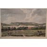 Gravure aquarellée "Yverdon" par LE BARBIER
