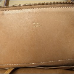 Sac HERMÈS Bolide 35 en cuir beige