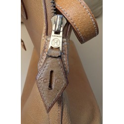 Sac HERMÈS Bolide 35 en cuir beige