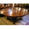  Grande table ronde en acajou, modèle sur  Moinat SA  - Antiquités décoration