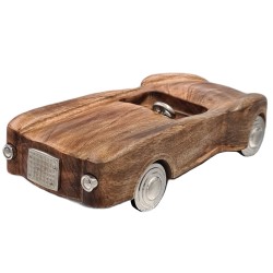 Voiture en aluminium et bois