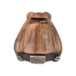 Voiture en aluminium et bois