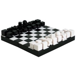 Boite de jeu d'échecs Noir et blanc