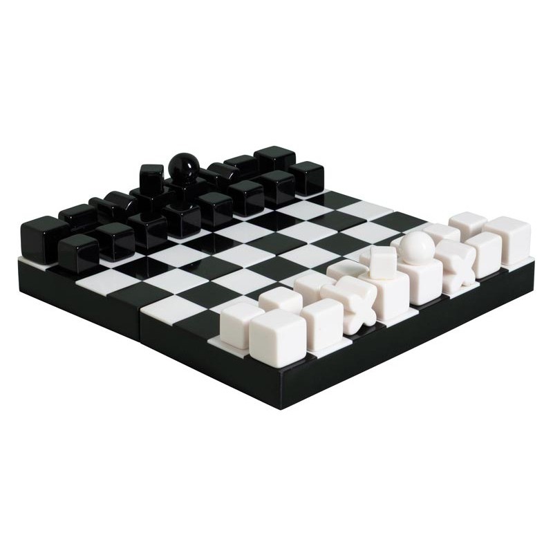 Boite de jeu d'échecs Noir et blanc