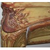 Yellow Art Nouveau fireplace at  Moinat SA  - Antiques and home décor