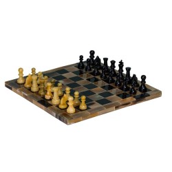 Jeu d'échecs en corne de buffle