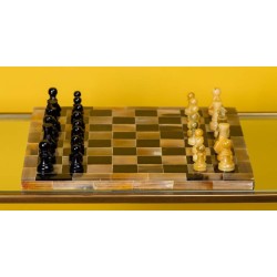 Jeu d'échecs en corne de buffle