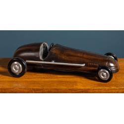 Modèle de bureau Voiture en aluminium et cuir