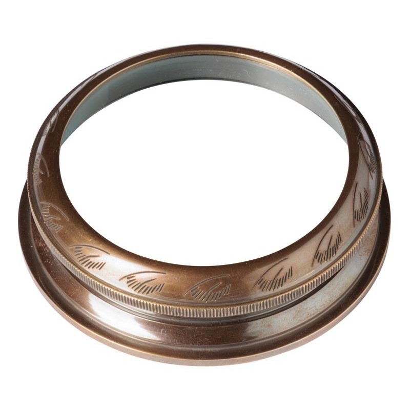 Loupe anneau en laiton vieilli