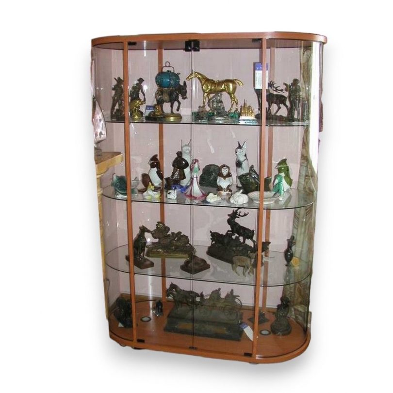  Vitrine ovale vitrée tout le tour sur  Moinat SA  - Antiquités décoration