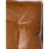 Fauteuil Brooklyn en cuir brun