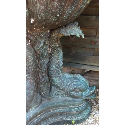 Wandbrunnen aus Bronze „Löwenkopf“ von Moinat SA – Antiquitäten und Dekoration
