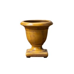Mini vasque coloris moutarde
