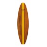 Porte-manteau planche de surf jaune