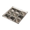 Jeux de Tic-tac-toe "Chat et poisson" en aluminium