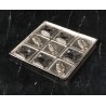 Jeux de Tic-tac-toe "Chat et poisson" en aluminium